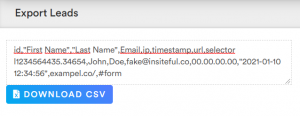 Export Lost Leads for Remarketing & Email Follow-up | Insiteful