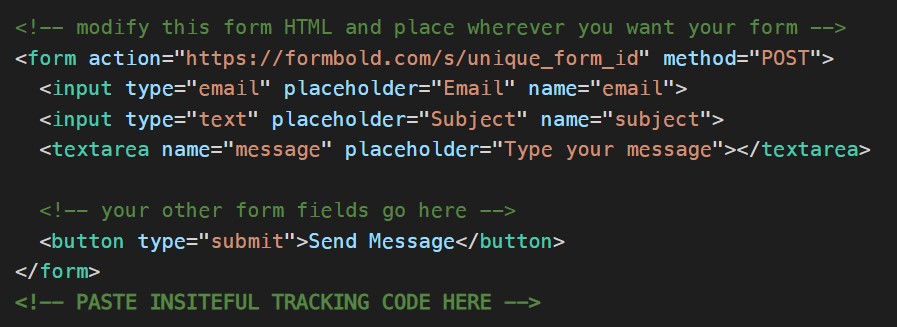 Insiteful + FormBold: Partial entry & form abandonment tracking, saved progress, auto follow-up & more