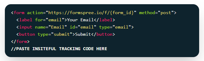 Insiteful + Formspree: Partial entry & form abandonment tracking, saved progress, auto follow-up & more