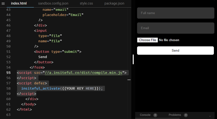 Insiteful + Getform: Partial entry & form abandonment tracking, saved progress, auto follow-up & more
