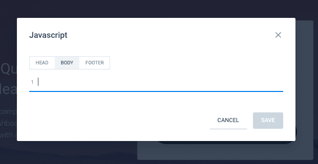 Copy & paste the Insiteful install code into Instapage to track you forms