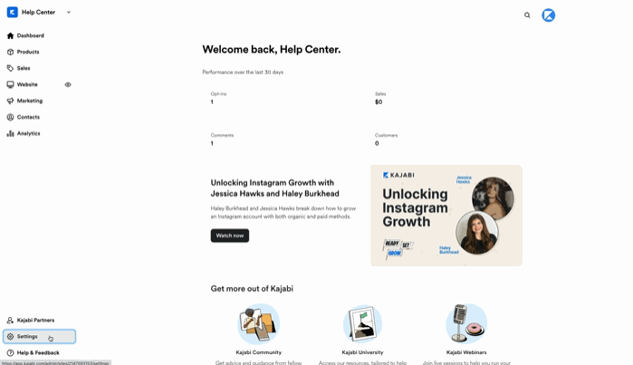Kajabi + Insiteful: 1-click form & cart abandonment tracking + recover leads & partial entries