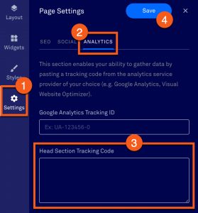 Add custom form tracking script to Leadpages