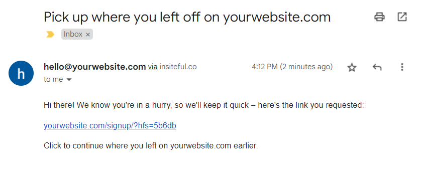 Save & Continue Later - Store Partial / Incomplete Form Entries with Insiteful